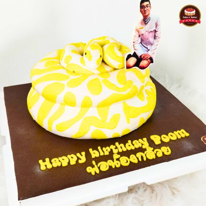 เค้กสัตว์ exotic เหมือนน้องตัวจริง 7 เค้กงู เค้กสัตว์ exotic เหมือนน้องตัวจริง Cake n' Baker : เค้กแอนด์เบคเกอร์